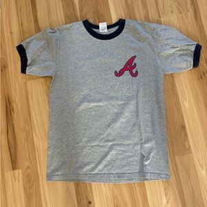 Vintage Atlanta Braves Gray T-Shirt